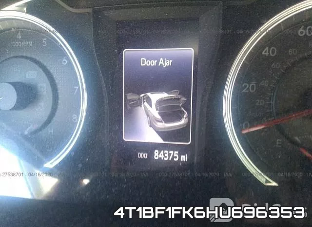 4T1BF1FK6HU696353 фото 8