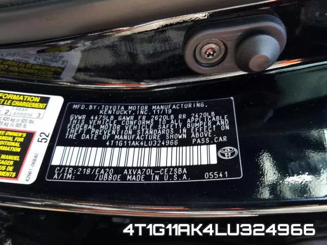 4T1G11AK4LU324966 фото 2