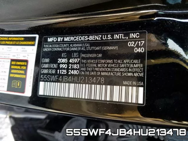 55SWF4JB4HU213478 фото 2