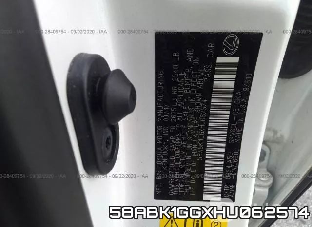 58ABK1GGXHU062574 фото 10
