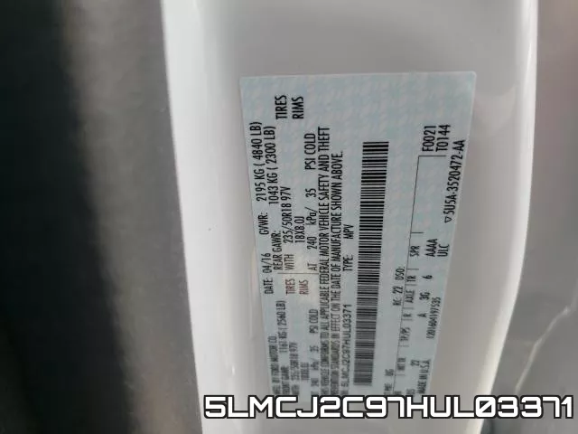 5LMCJ2C97HUL03371 фото 2