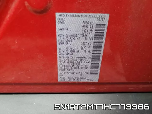 5N1AT2MT7HC773386 фото 2
