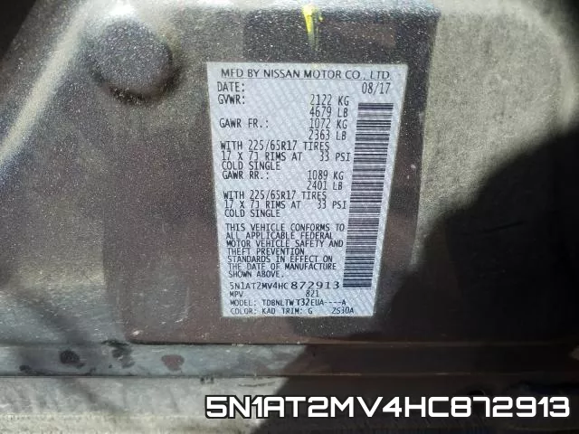 5N1AT2MV4HC872913 фото 2