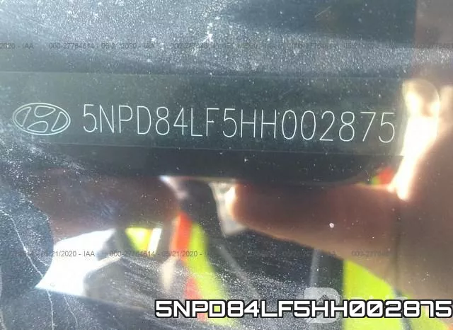 5NPD84LF5HH002875 фото 10