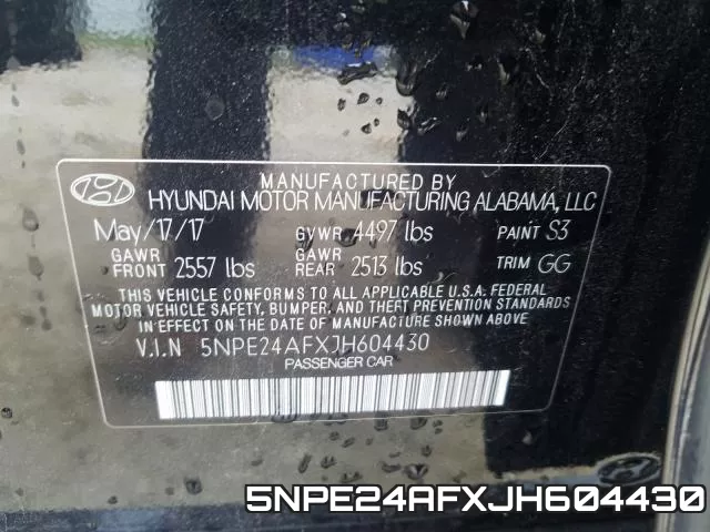 5NPE24AFXJH604430 фото 2
