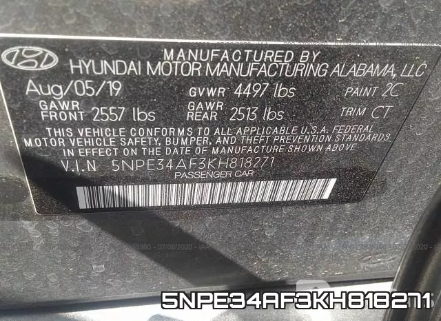 5NPE34AF3KH818271 фото 10