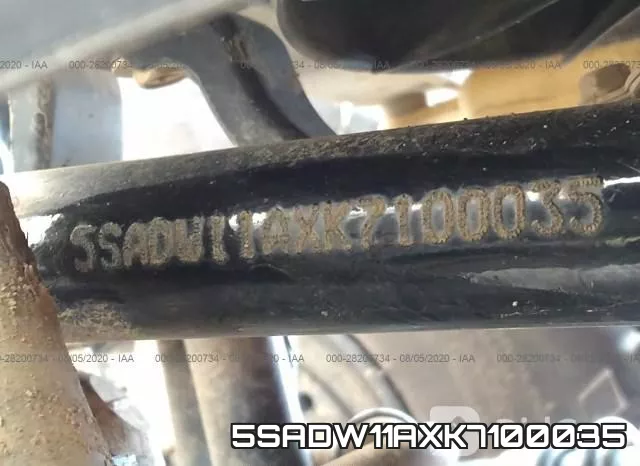 5SADW11AXK7100035 фото 10