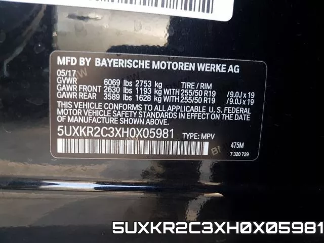 5UXKR2C3XH0X05981 фото 2