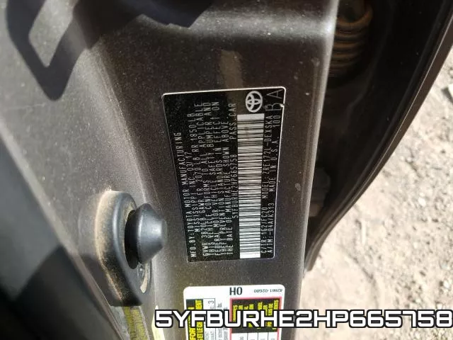 5YFBURHE2HP665758 фото 2