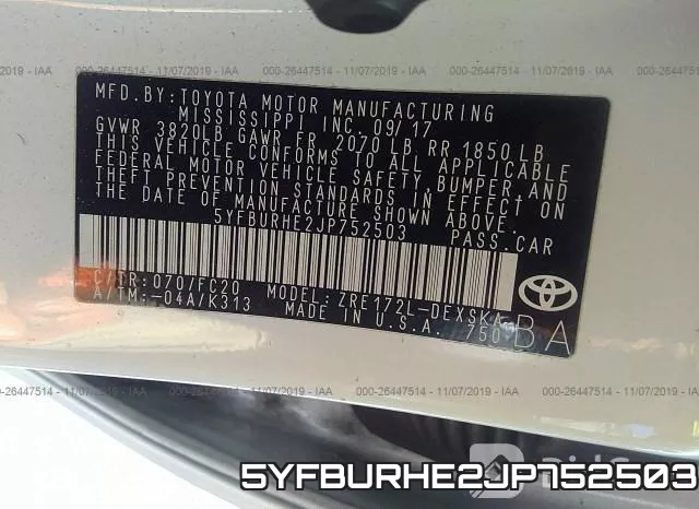 5YFBURHE2JP752503 фото 10