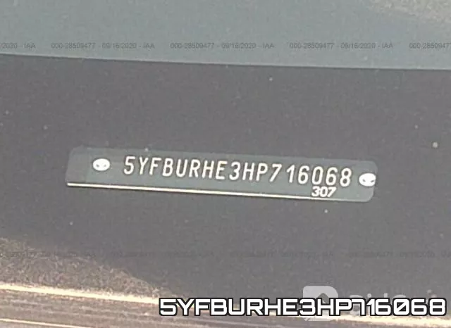5YFBURHE3HP716068 фото 9