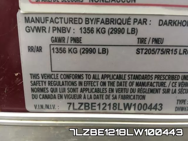 7LZBE1218LW100443 фото 2