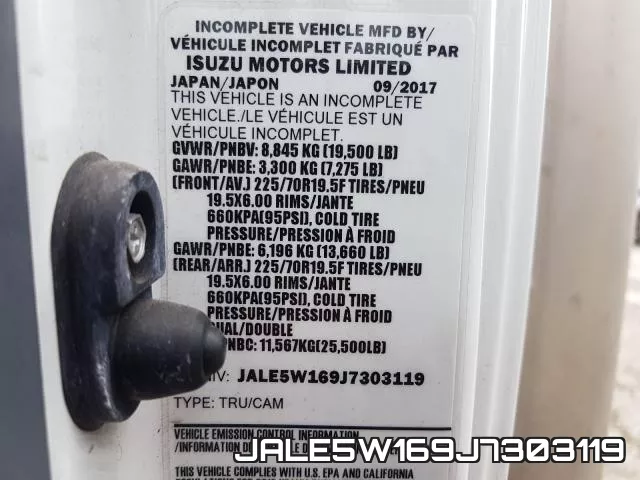 JALE5W169J7303119 фото 2