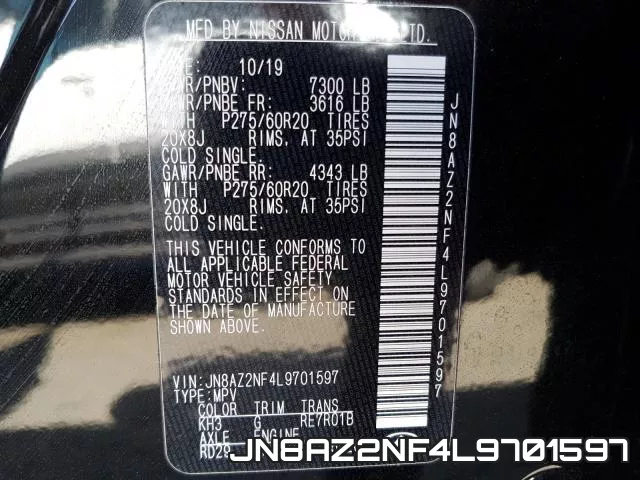 JN8AZ2NF4L9701597 фото 2
