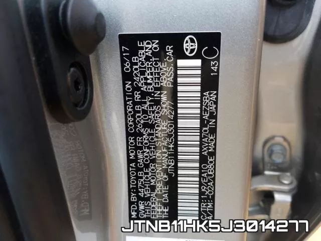 JTNB11HK5J3014277 фото 2