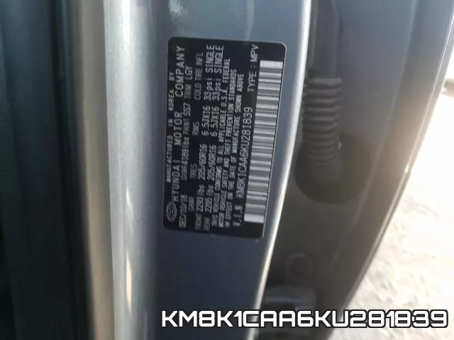 KM8K1CAA6KU281839 фото 2