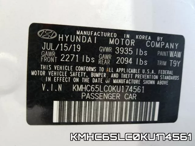 KMHC65LC0KU174561 фото 2