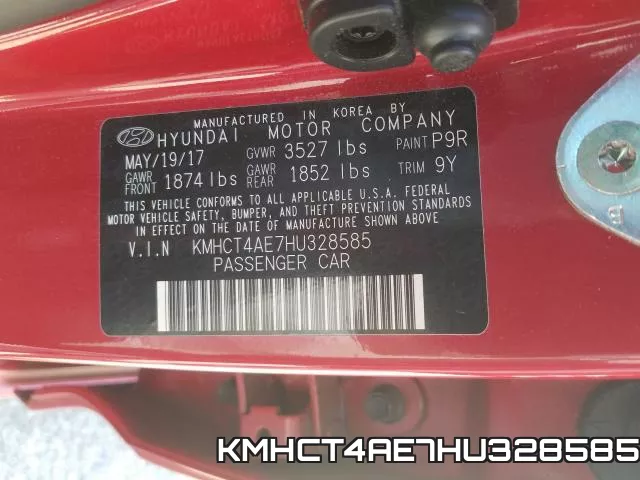 KMHCT4AE7HU328585 фото 2