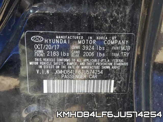 KMHD84LF6JU574254 фото 2