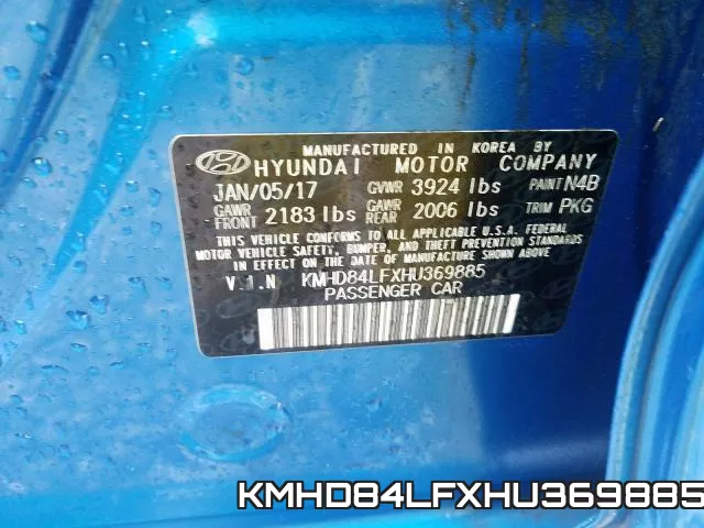 KMHD84LFXHU369885 фото 2