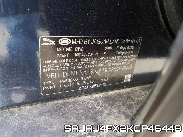 SAJAJ4FX2KCP46448 фото 2