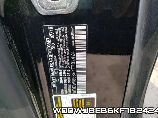 WDDWJ8EB6KF782424 фото 2