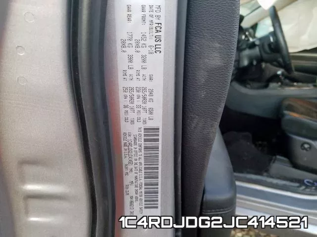 1C4RDJDG2JC414521 фото 2