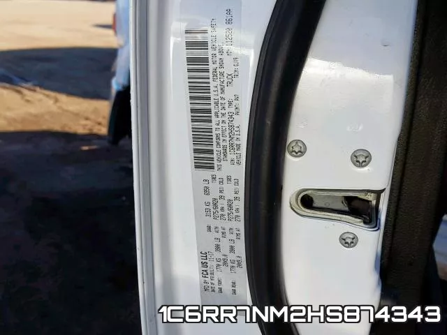 1C6RR7NM2HS874343 фото 2
