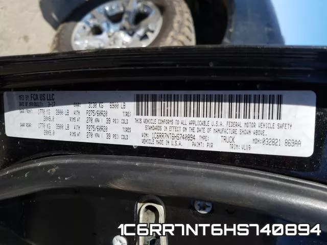 1C6RR7NT6HS740894 фото 2