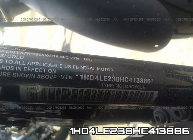 1HD4LE238HC413886 фото 2