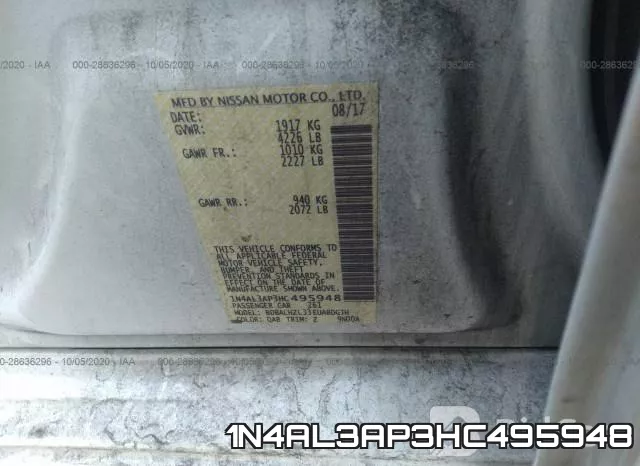 1N4AL3AP3HC495948 фото 10