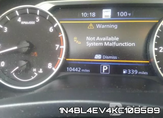 1N4BL4EV4KC108589 фото 8