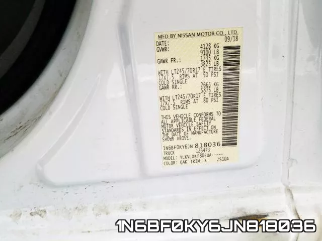 1N6BF0KY6JN818036 фото 2