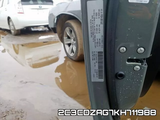 2C3CDZAG7KH711988 фото 2