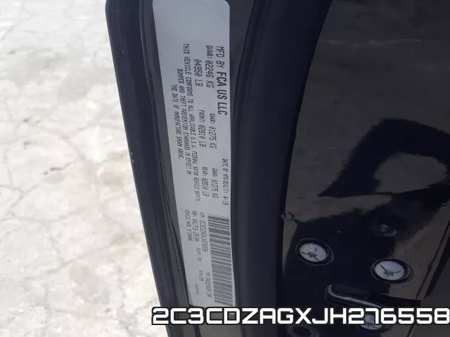 2C3CDZAGXJH276558 фото 2