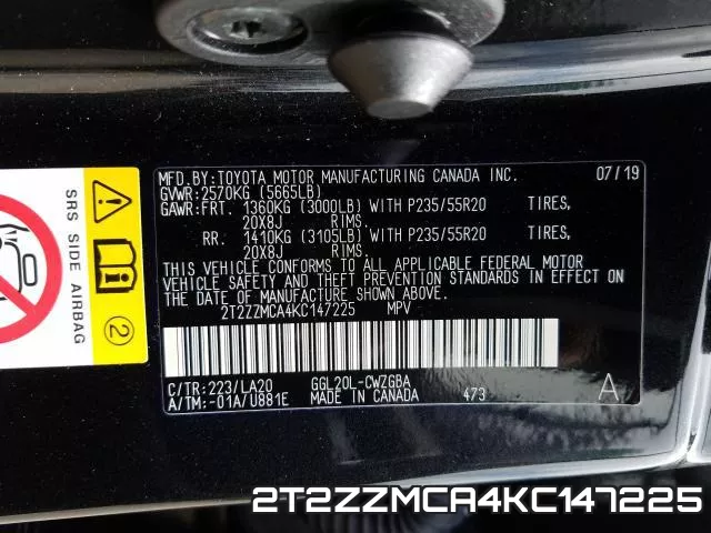 2T2ZZMCA4KC147225 фото 2