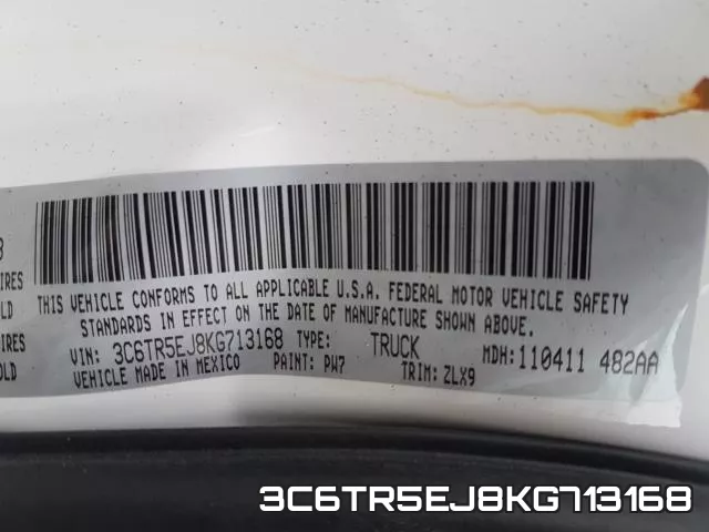 3C6TR5EJ8KG713168 фото 2