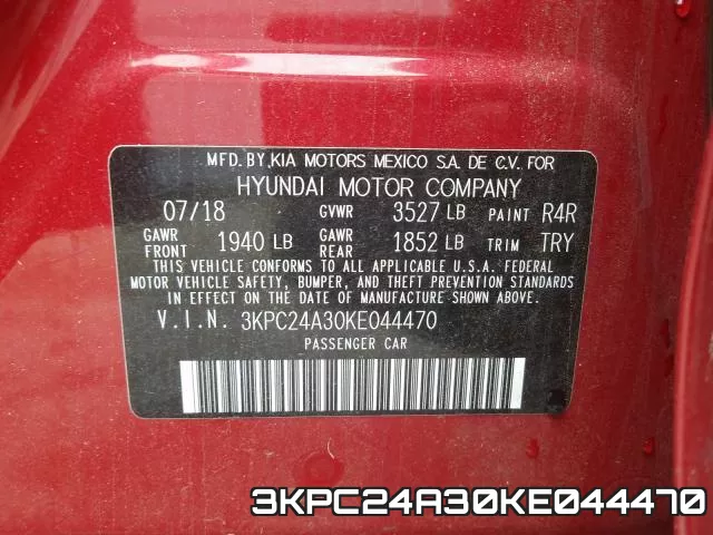3KPC24A30KE044470 фото 2