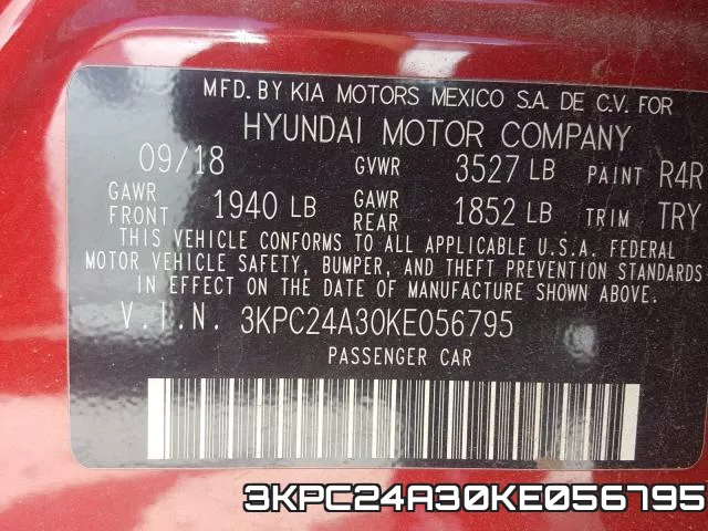 3KPC24A30KE056795 фото 2
