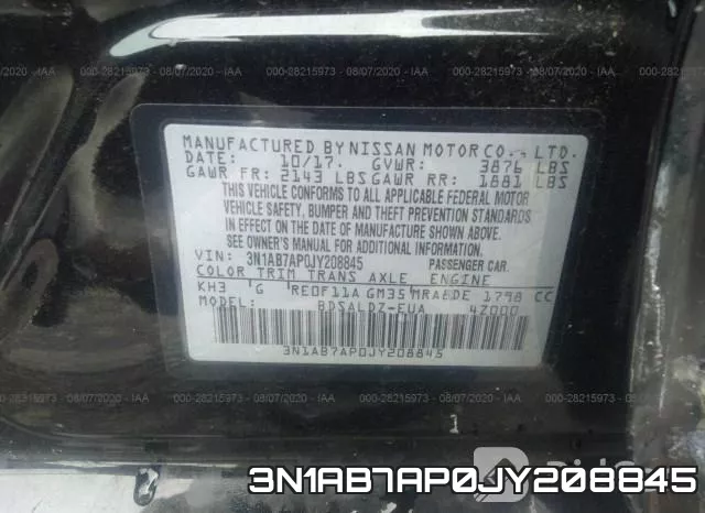 3N1AB7AP0JY208845 фото 10
