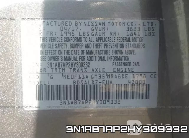3N1AB7AP2HY309332 фото 10