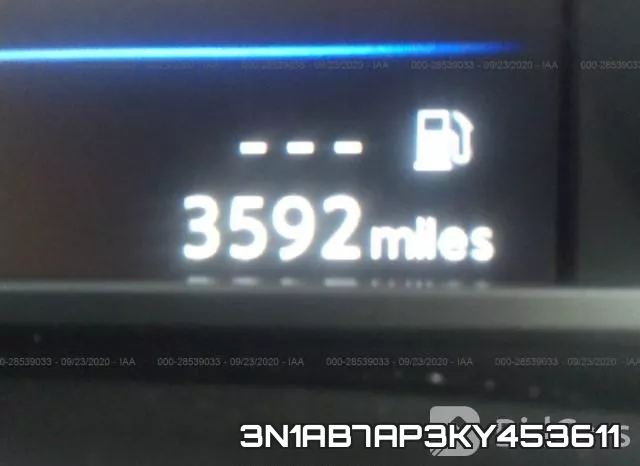 3N1AB7AP3KY453611 фото 7