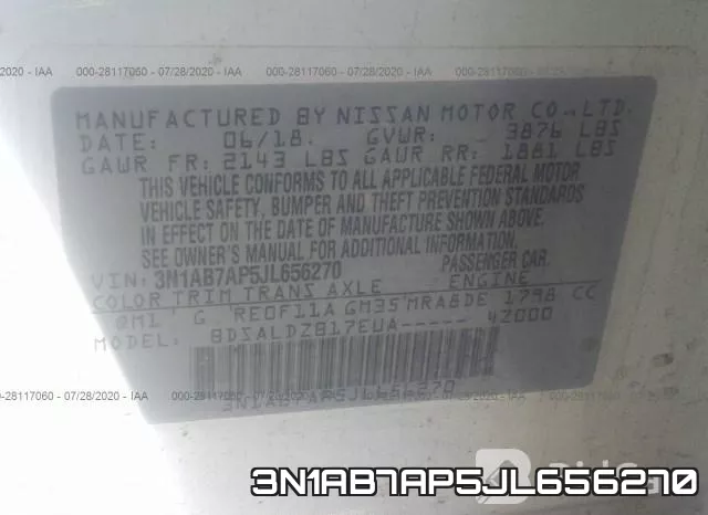 3N1AB7AP5JL656270 фото 10