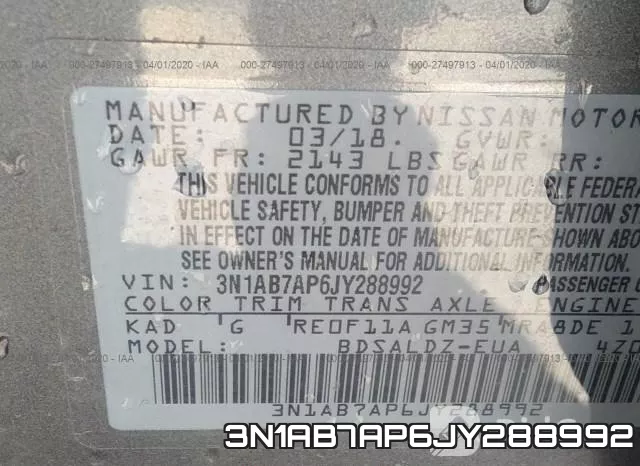 3N1AB7AP6JY288992 фото 10