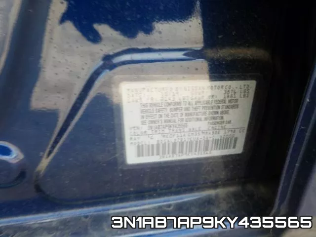 3N1AB7AP9KY435565 фото 2