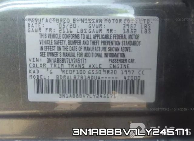 3N1AB8BV7LY245171 фото 10