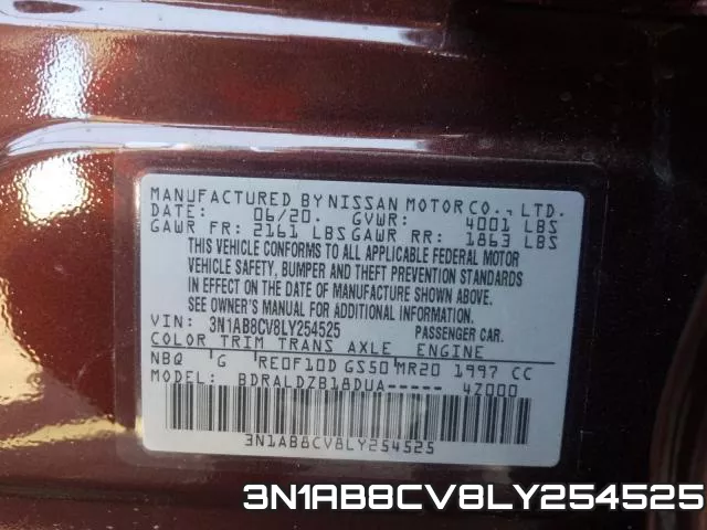 3N1AB8CV8LY254525 фото 2