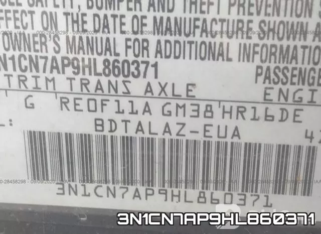 3N1CN7AP9HL860371 фото 10