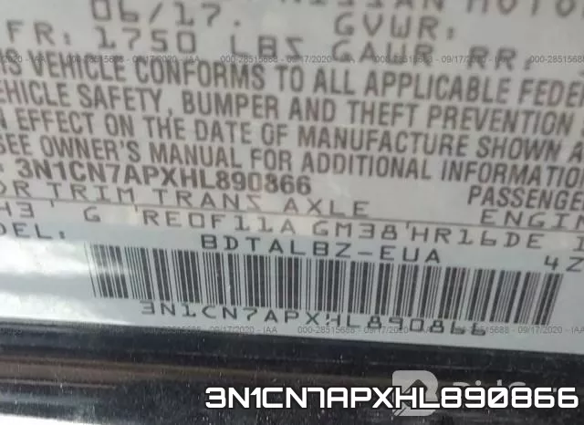 3N1CN7APXHL890866 фото 10