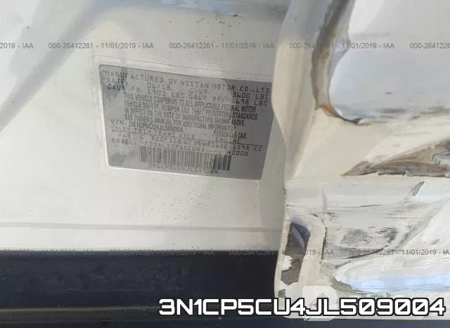 3N1CP5CU4JL509004 фото 10